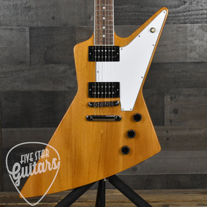 Gibson 70s Explorer - Antique Natural with Hard Shell Case