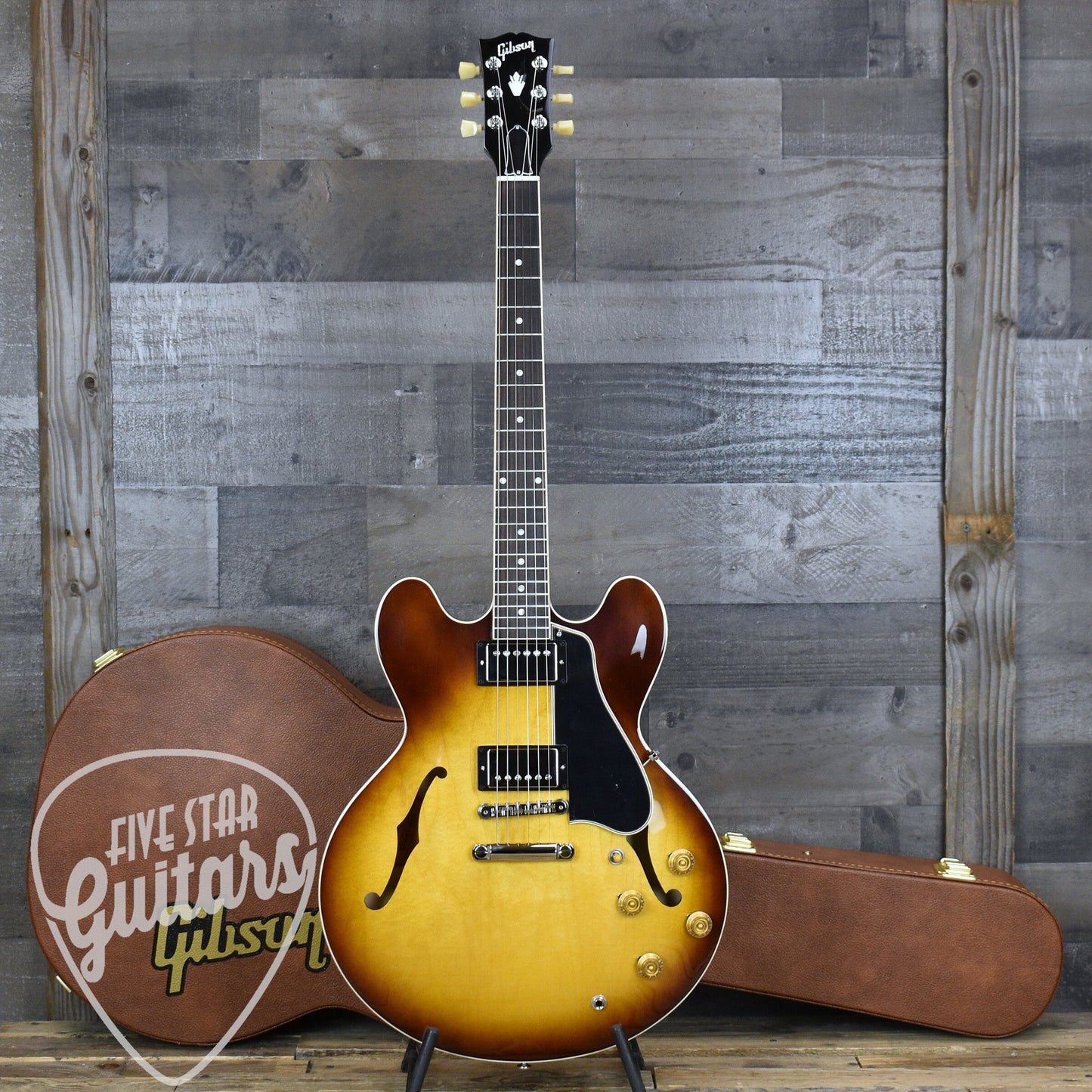 Gibson ES-335 50s - Vintage Tobacco Burst with Hardshell Case
