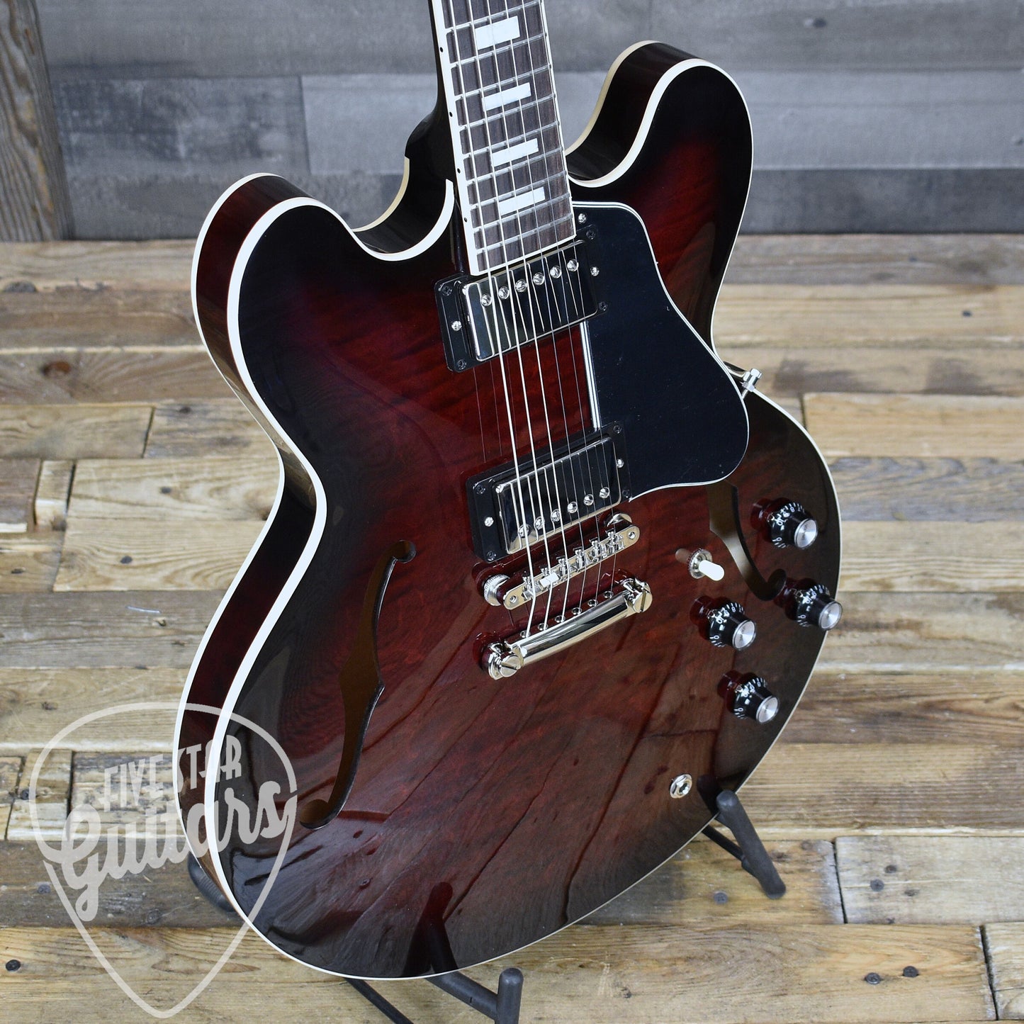 Gibson ES-335 Figured - Blood Moon Burst with Hard Shell Case