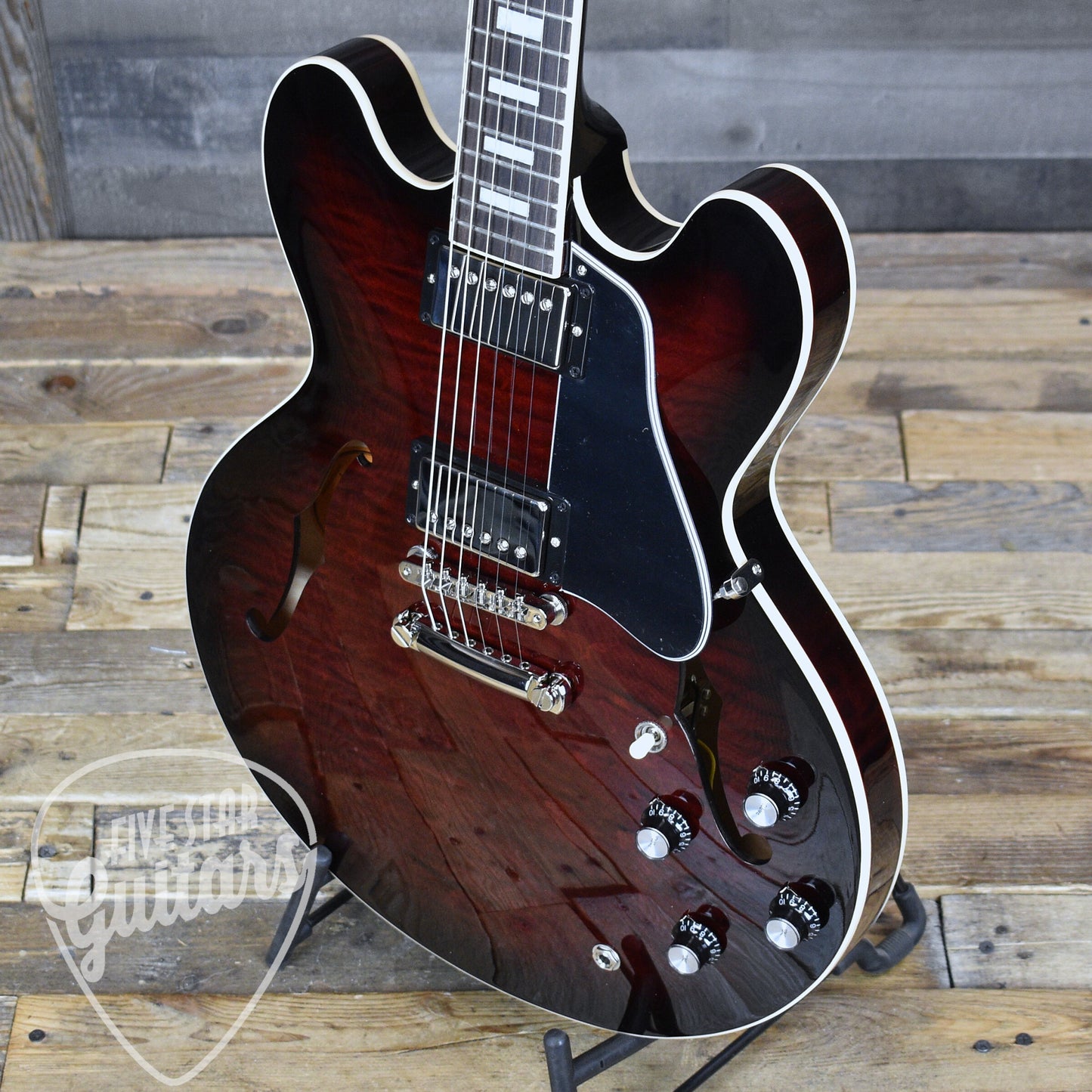 Gibson ES-335 Figured - Blood Moon Burst with Hard Shell Case