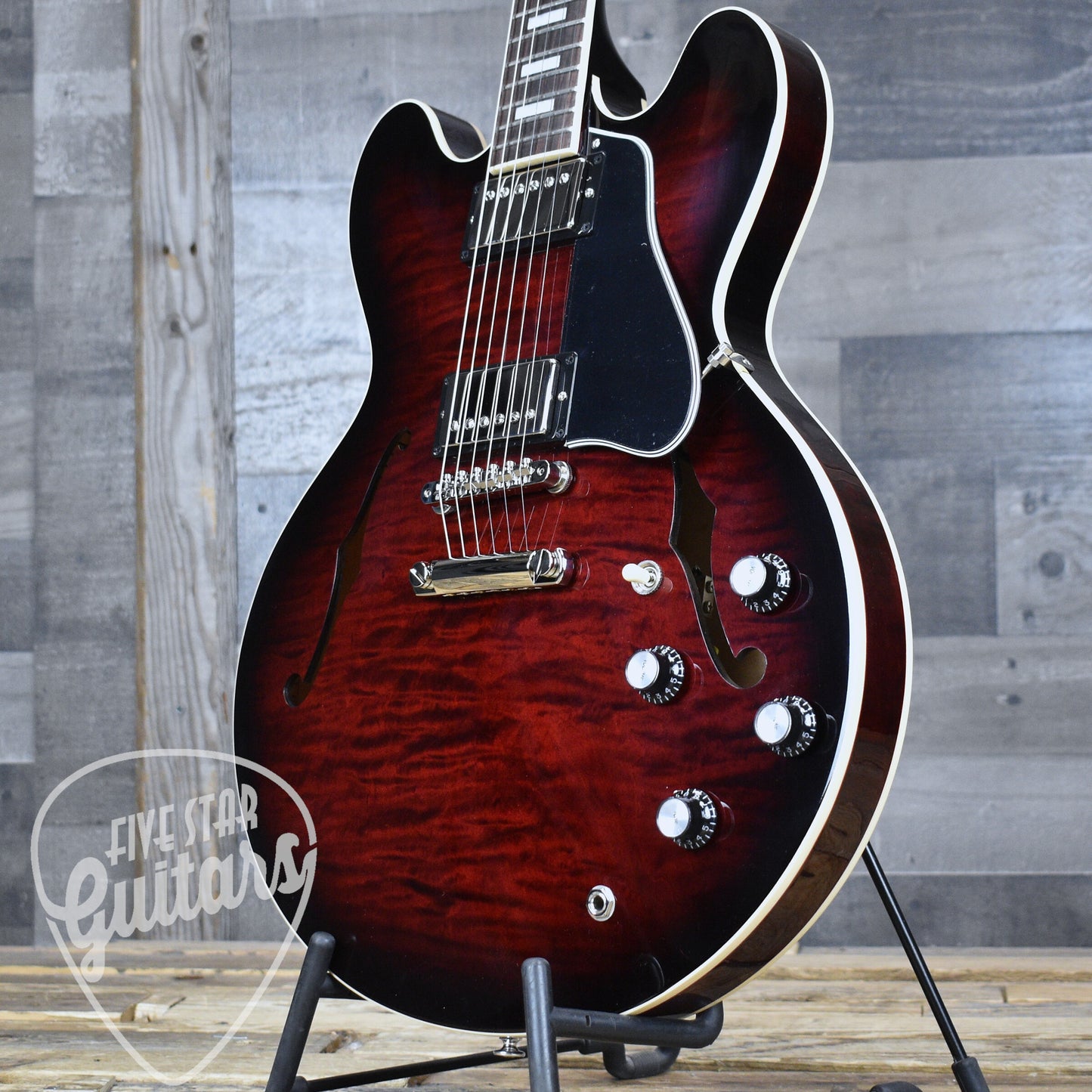 Gibson ES-335 Figured - Blood Moon Burst with Hard Shell Case