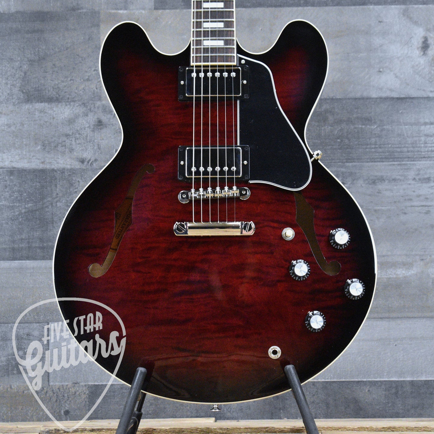 Gibson ES-335 Figured - Blood Moon Burst with Hard Shell Case
