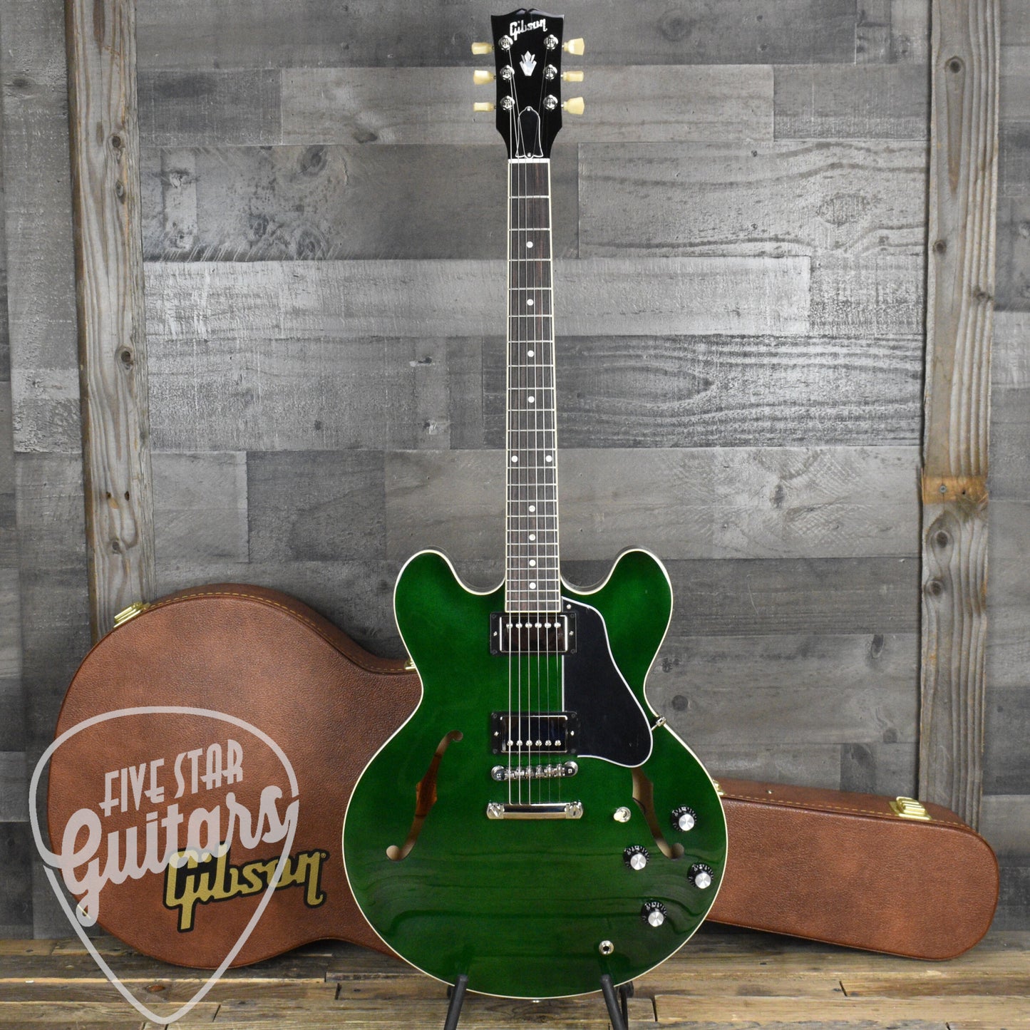 Gibson ES-335 - Spearmint with Hard Shell Case