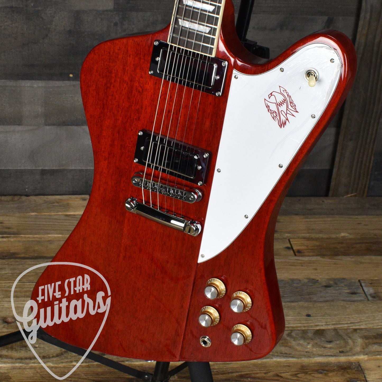 Gibson Firebird Platypus - Vintage Cherry with Hard Shell Case