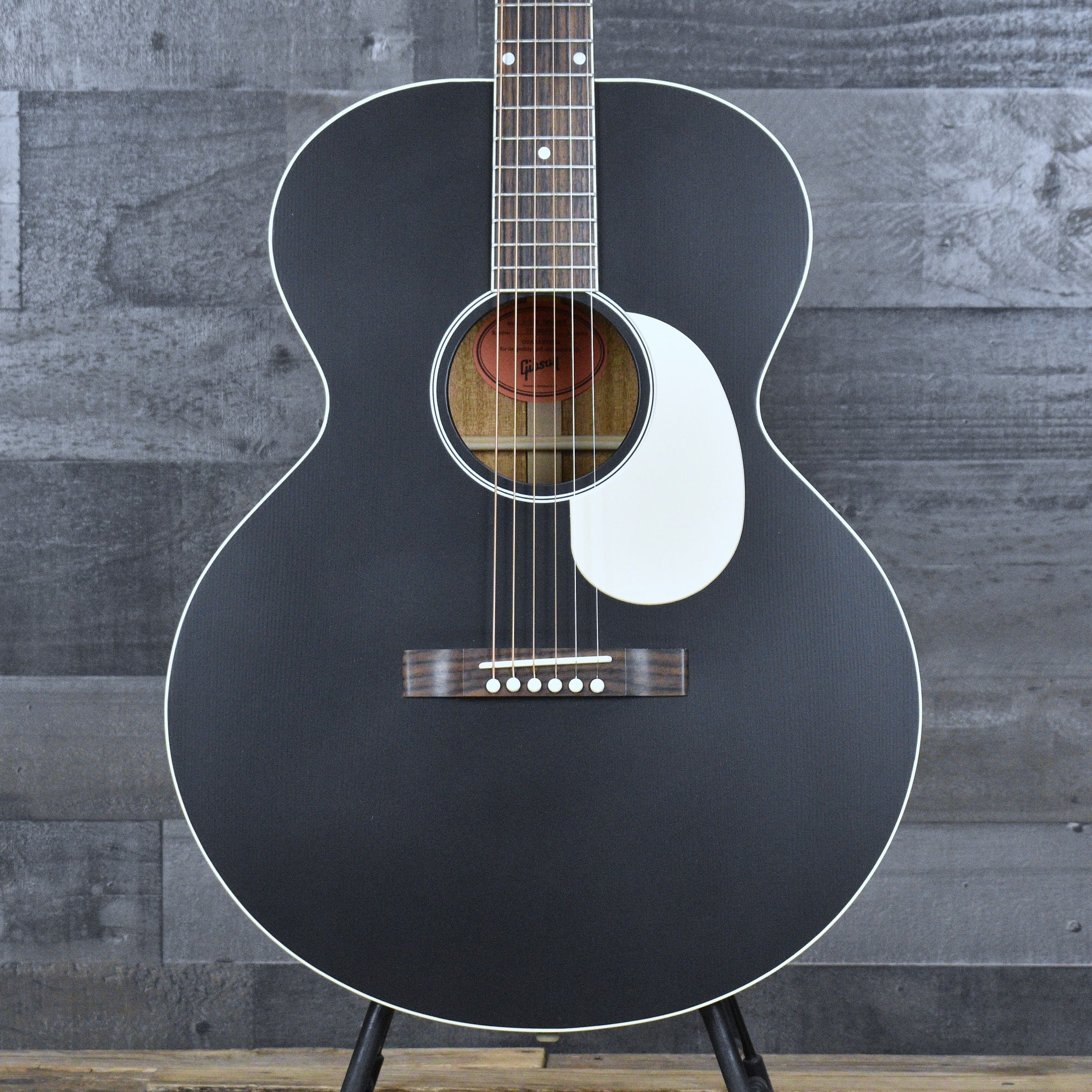 Gibson J-185 Century 12-Fret - Ebony with Hardshell Case – Five