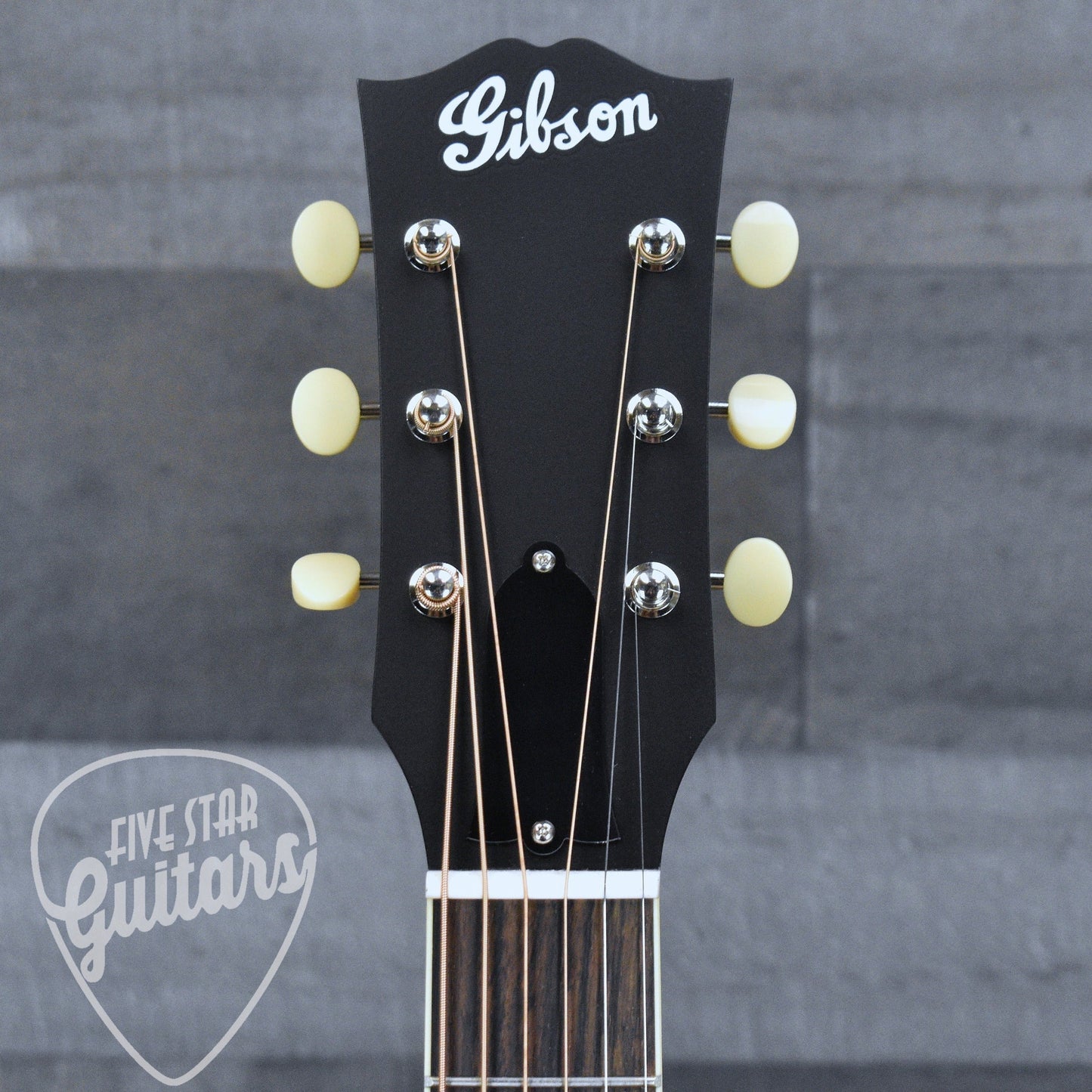Gibson J-185 Century 12-Fret - Ebony with Hardshell Case
