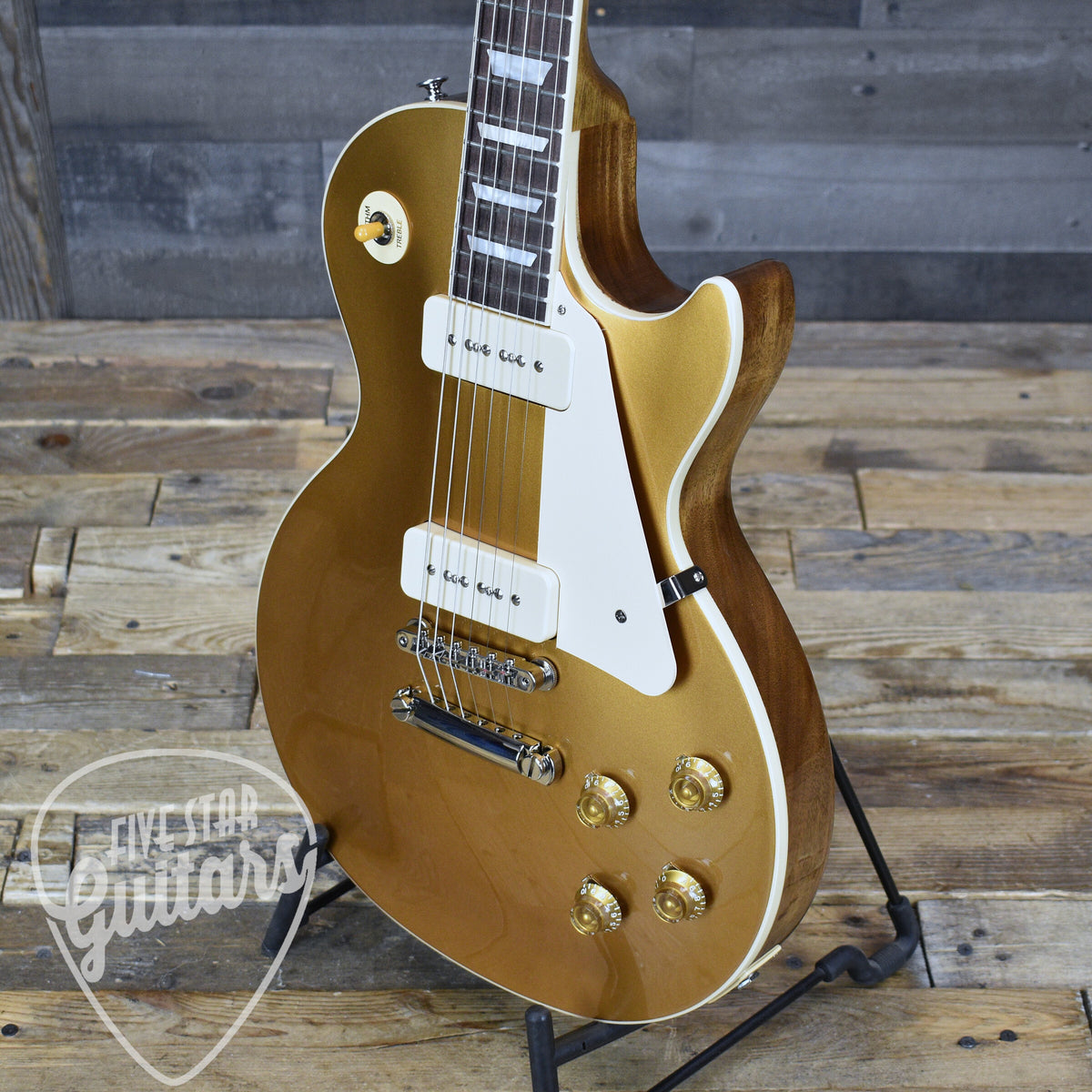 Gibson Les Paul 50's P90 - Gold Top with Hard Shell Case