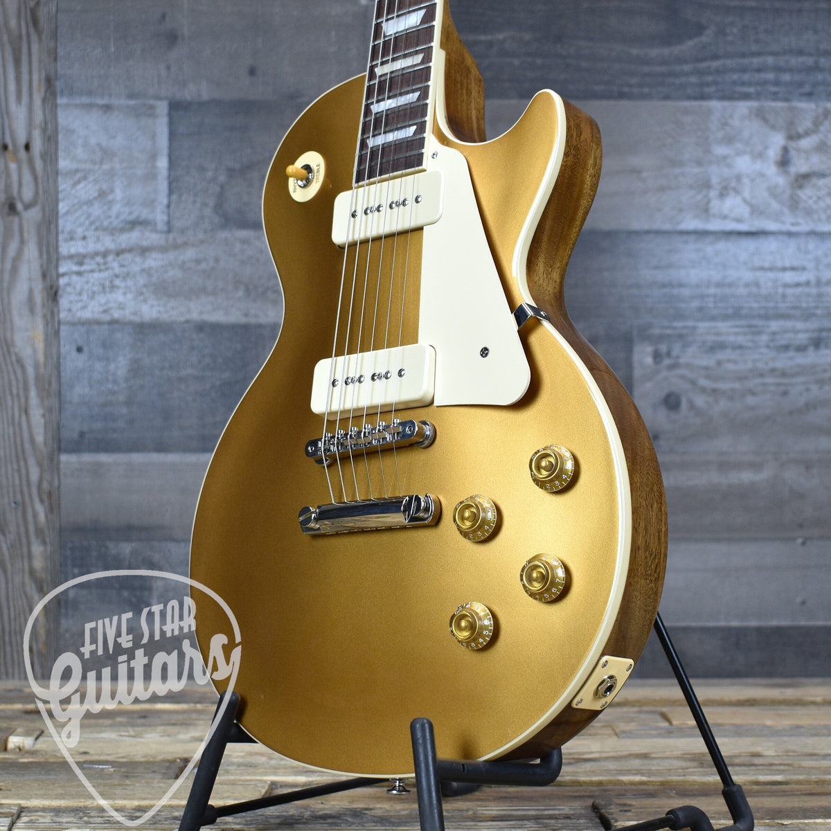 Gibson Les Paul 50's P90 - Gold Top with Hard Shell Case