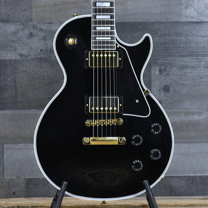 Gibson Les Paul Custom Long Scale - Ebony with Hardshell Case