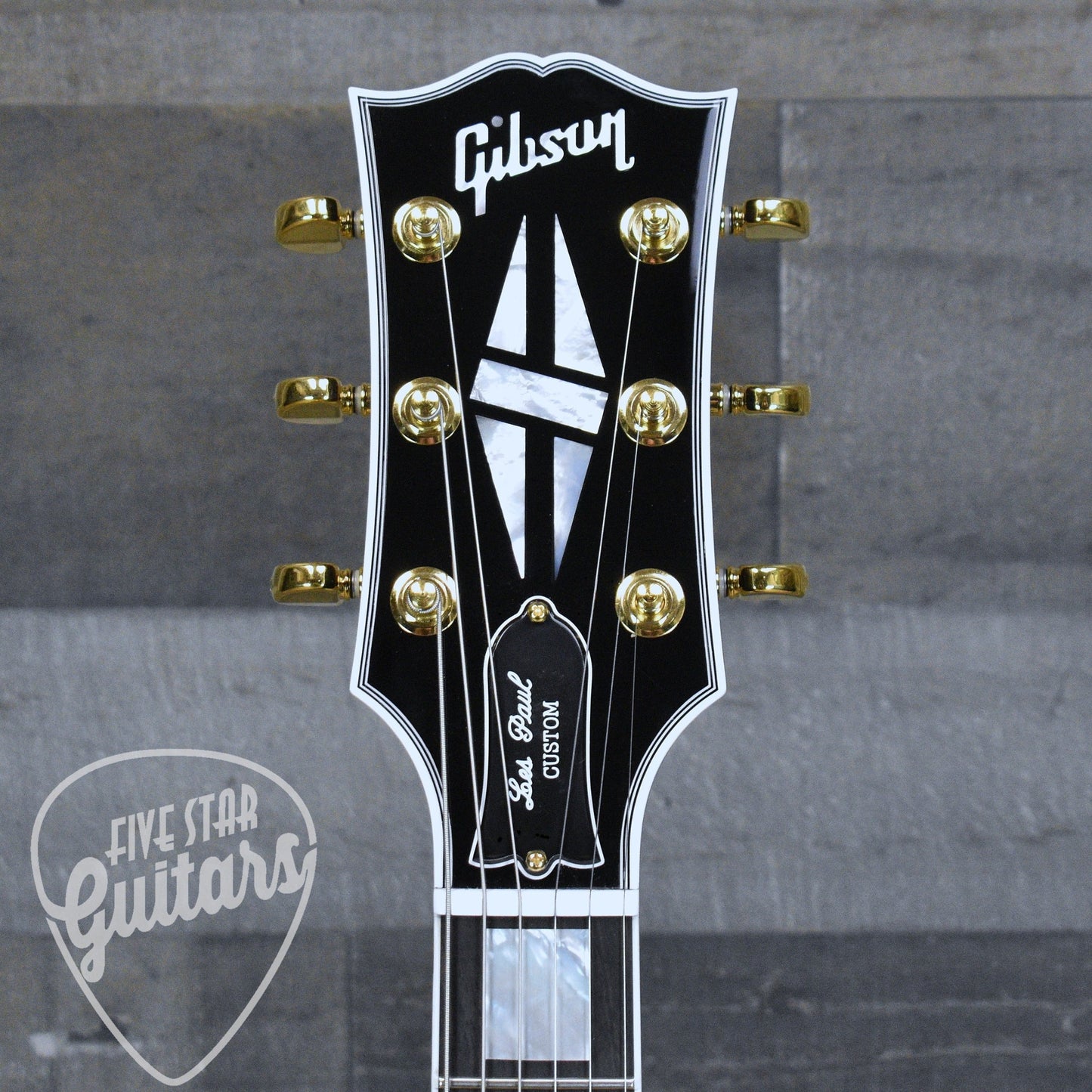 Gibson Les Paul Custom Long Scale - Ebony with Hardshell Case
