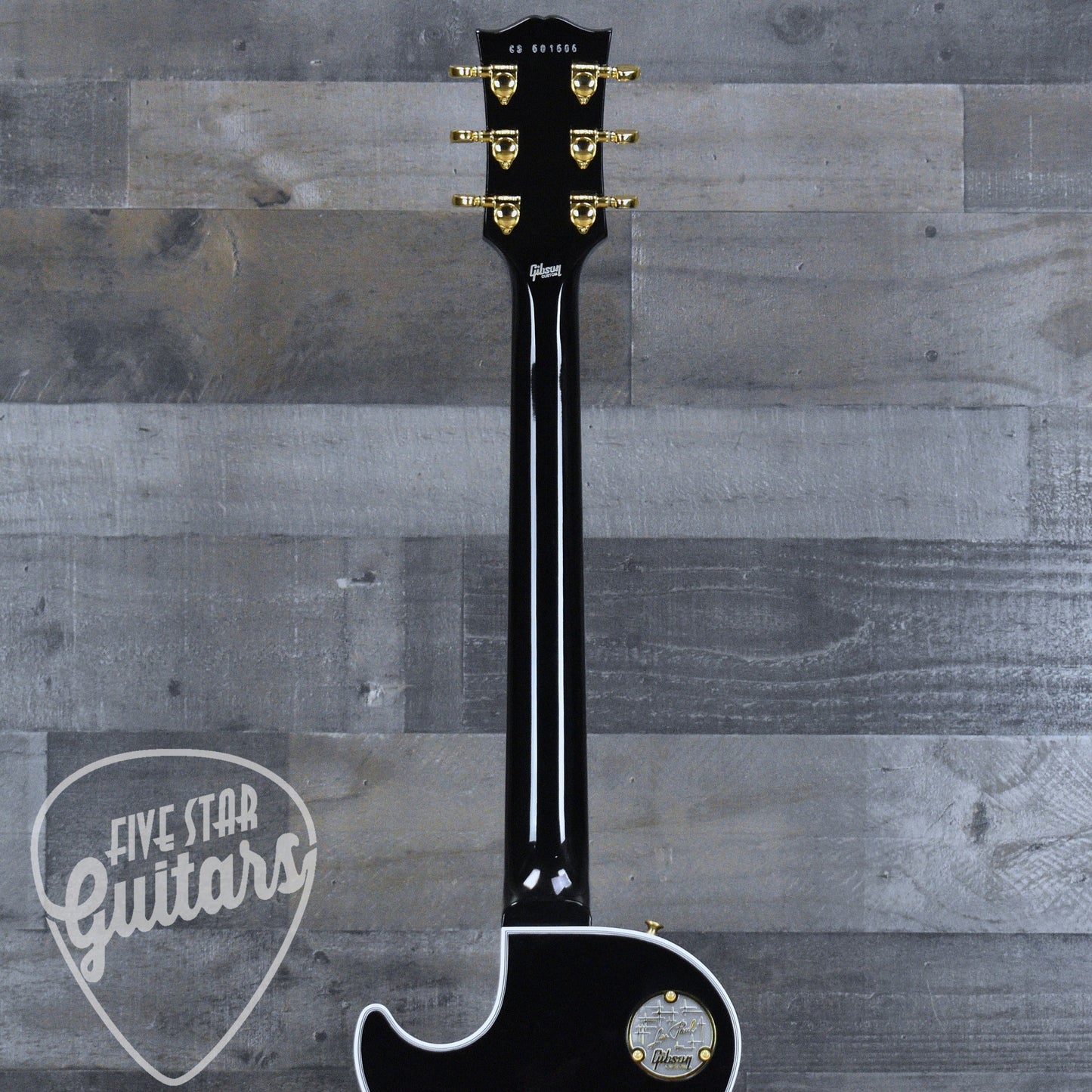 Gibson Les Paul Custom Long Scale - Ebony with Hardshell Case