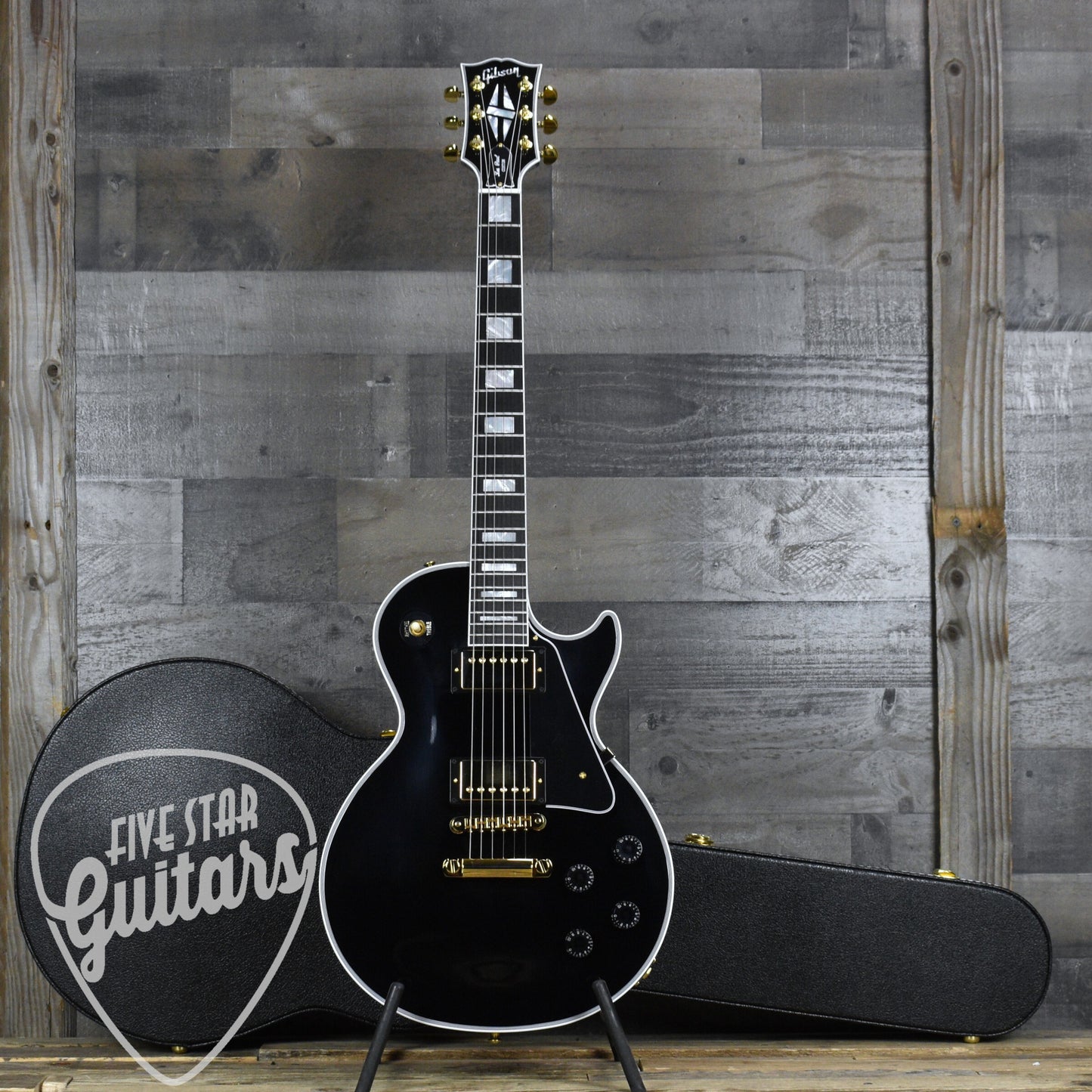 Gibson Les Paul Custom - Ebony with Hardshell Case