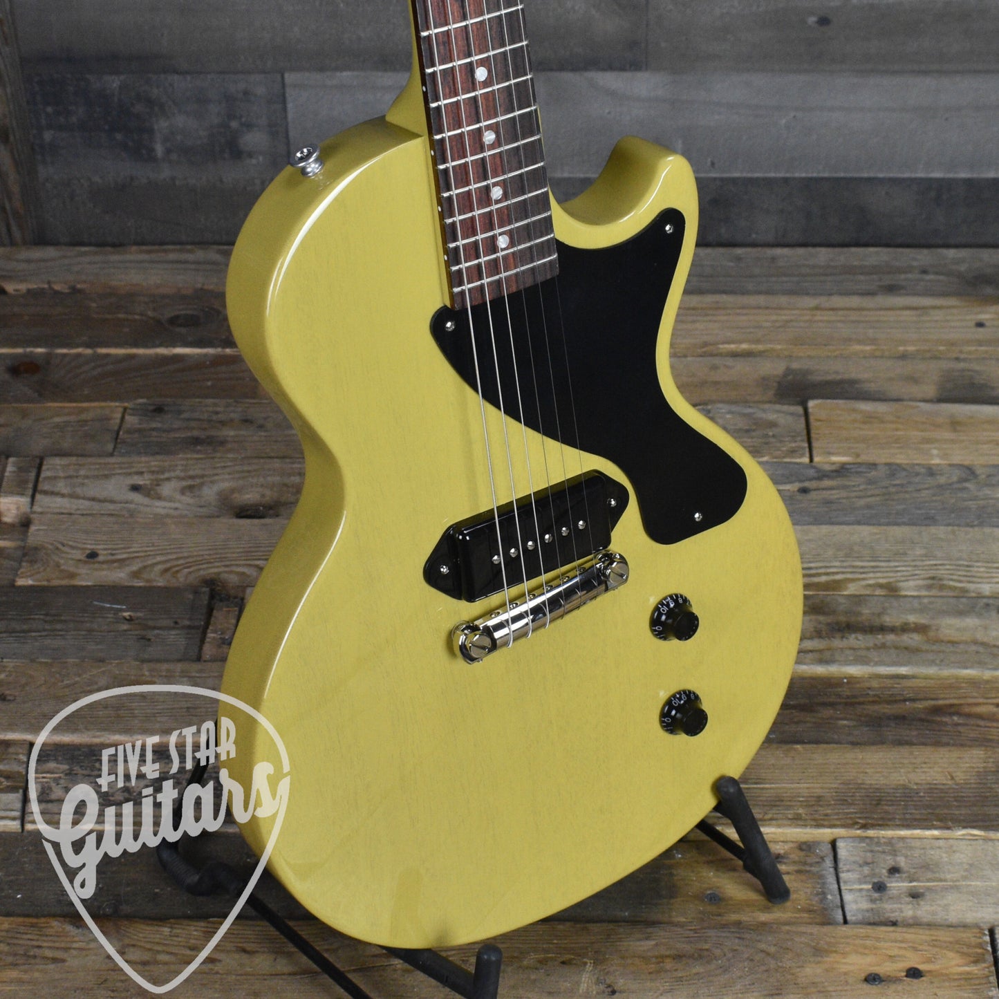 Gibson Les Paul Jr. - TV Yellow with Hardshell Case