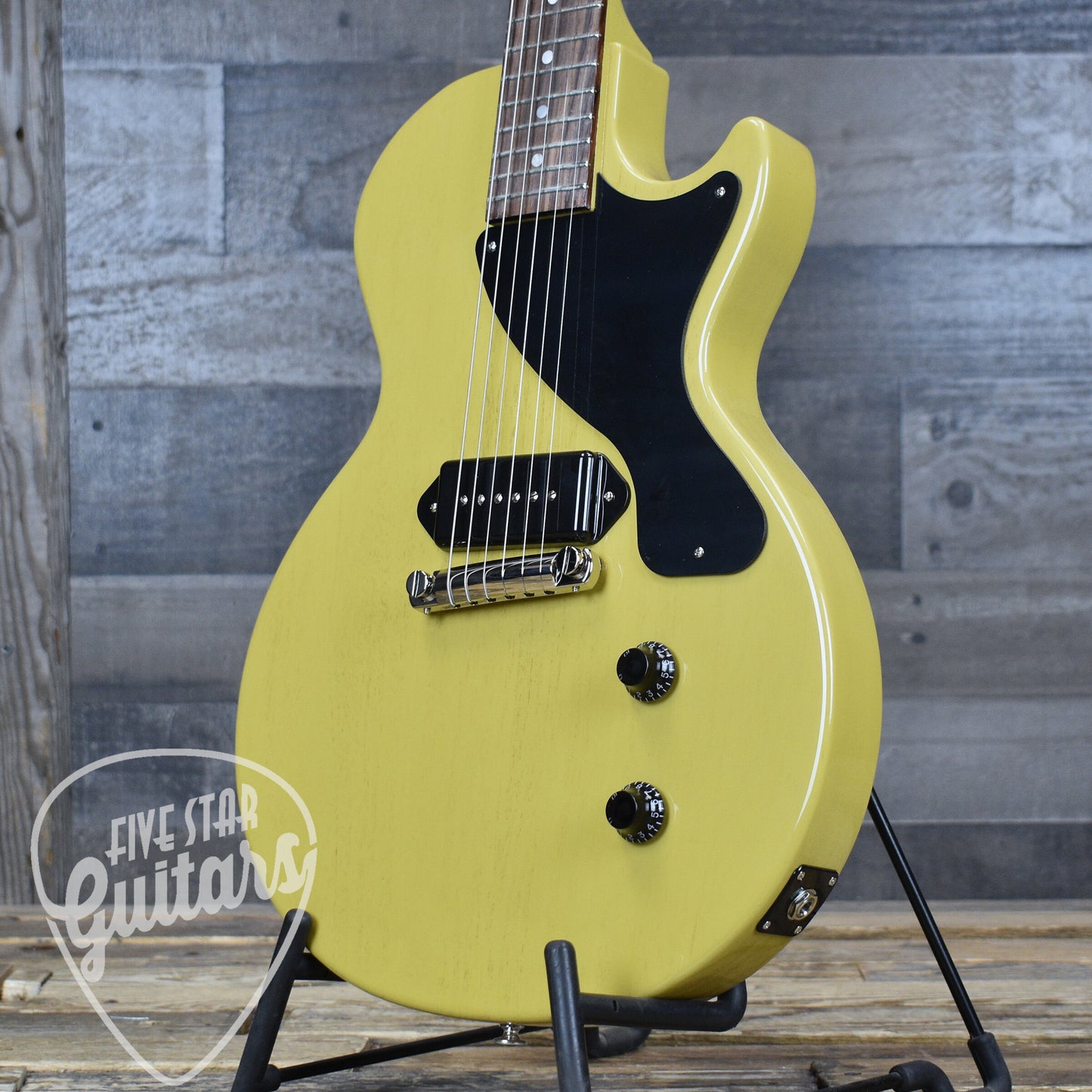 Gibson Les Paul Jr. - TV Yellow with Hardshell Case