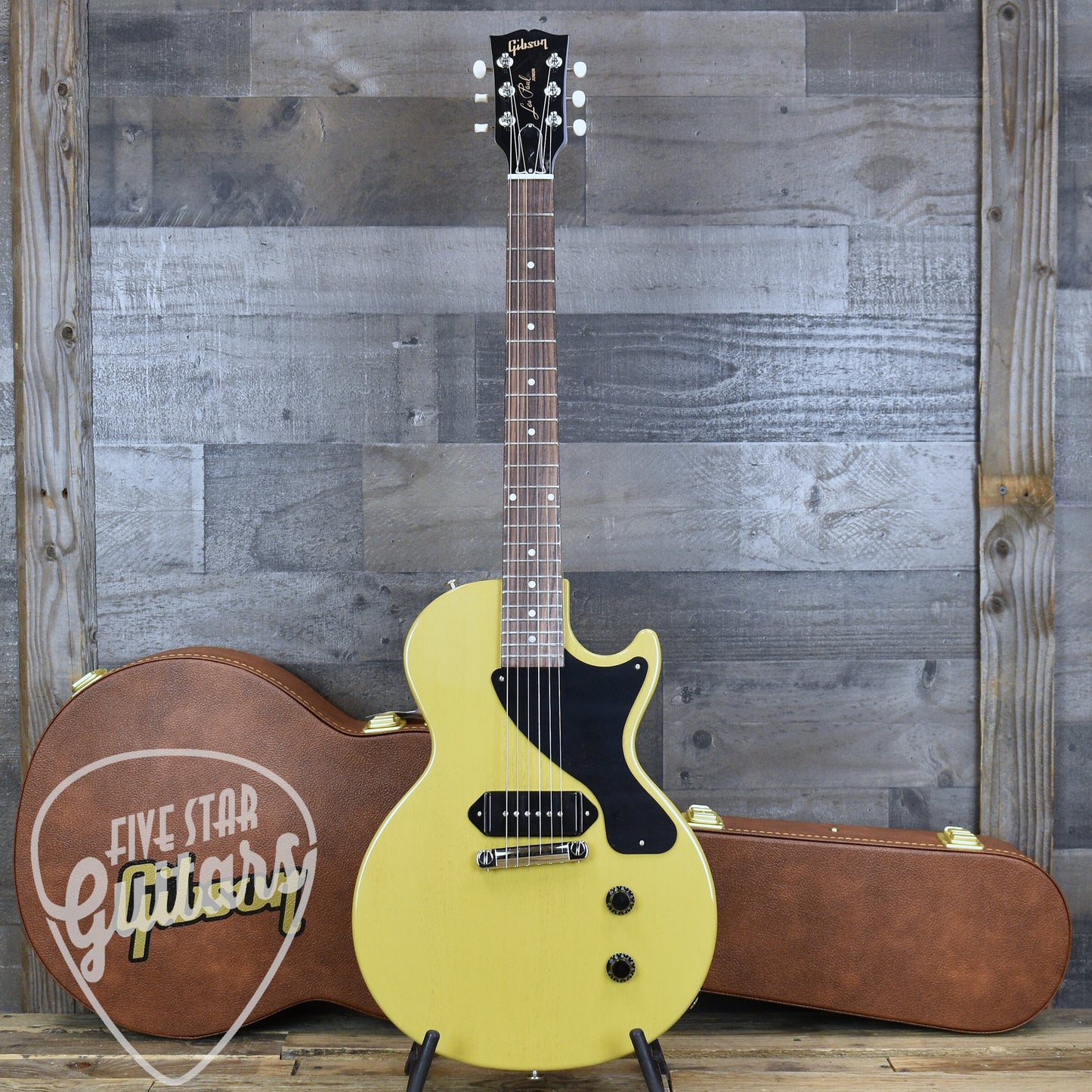 Gibson Les Paul Jr. - TV Yellow with Hardshell Case