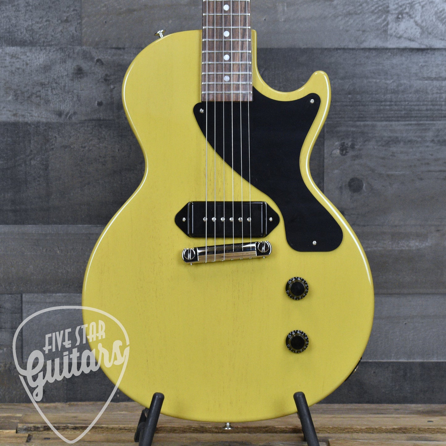 Gibson Les Paul Jr. - TV Yellow with Hardshell Case