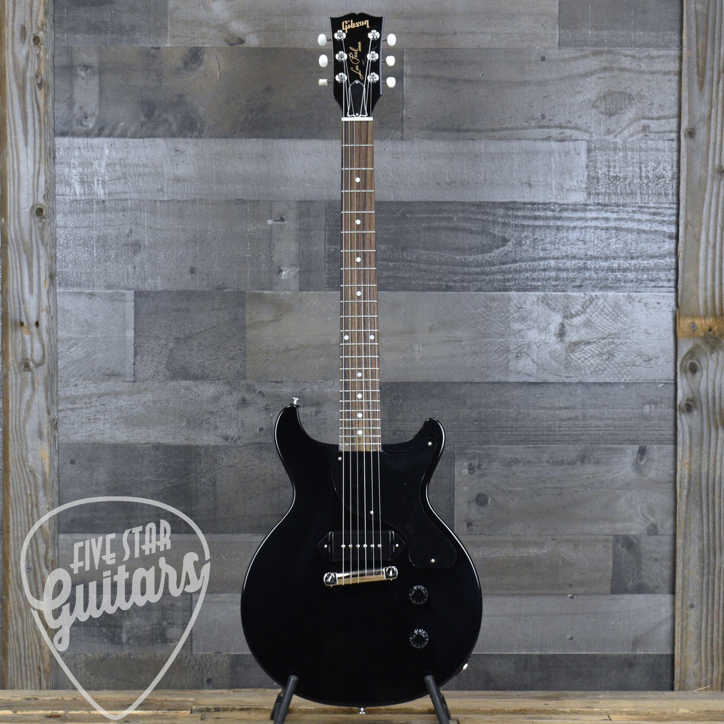 Gibson Les Paul Junior Double Cutaway - Ebony with Hardshell Case