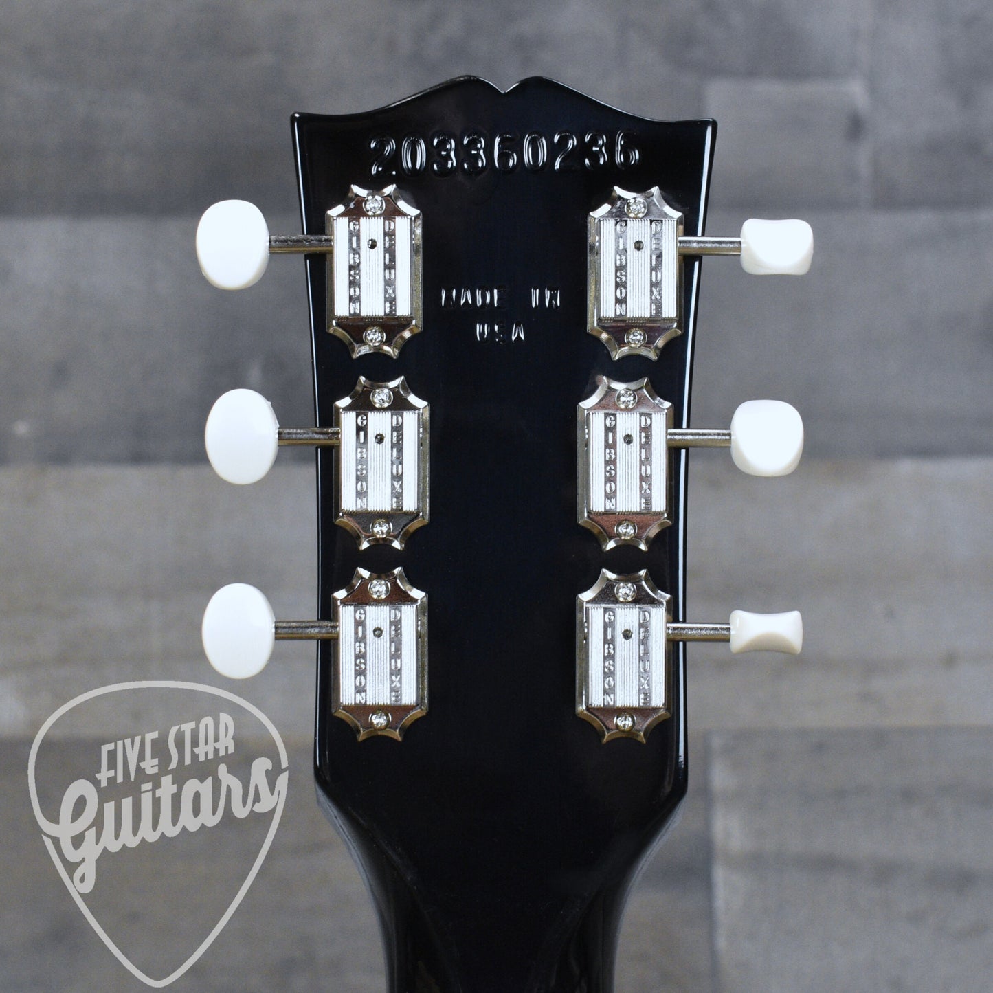 Gibson Les Paul Junior Double Cutaway - Ebony with Hardshell Case