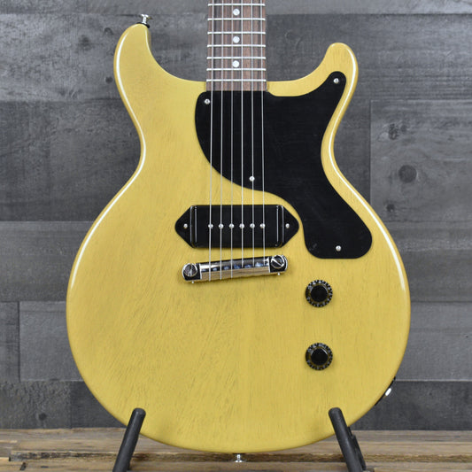 Gibson Les Paul Junior Double Cutaway - TV Yellow with Hardshell Case