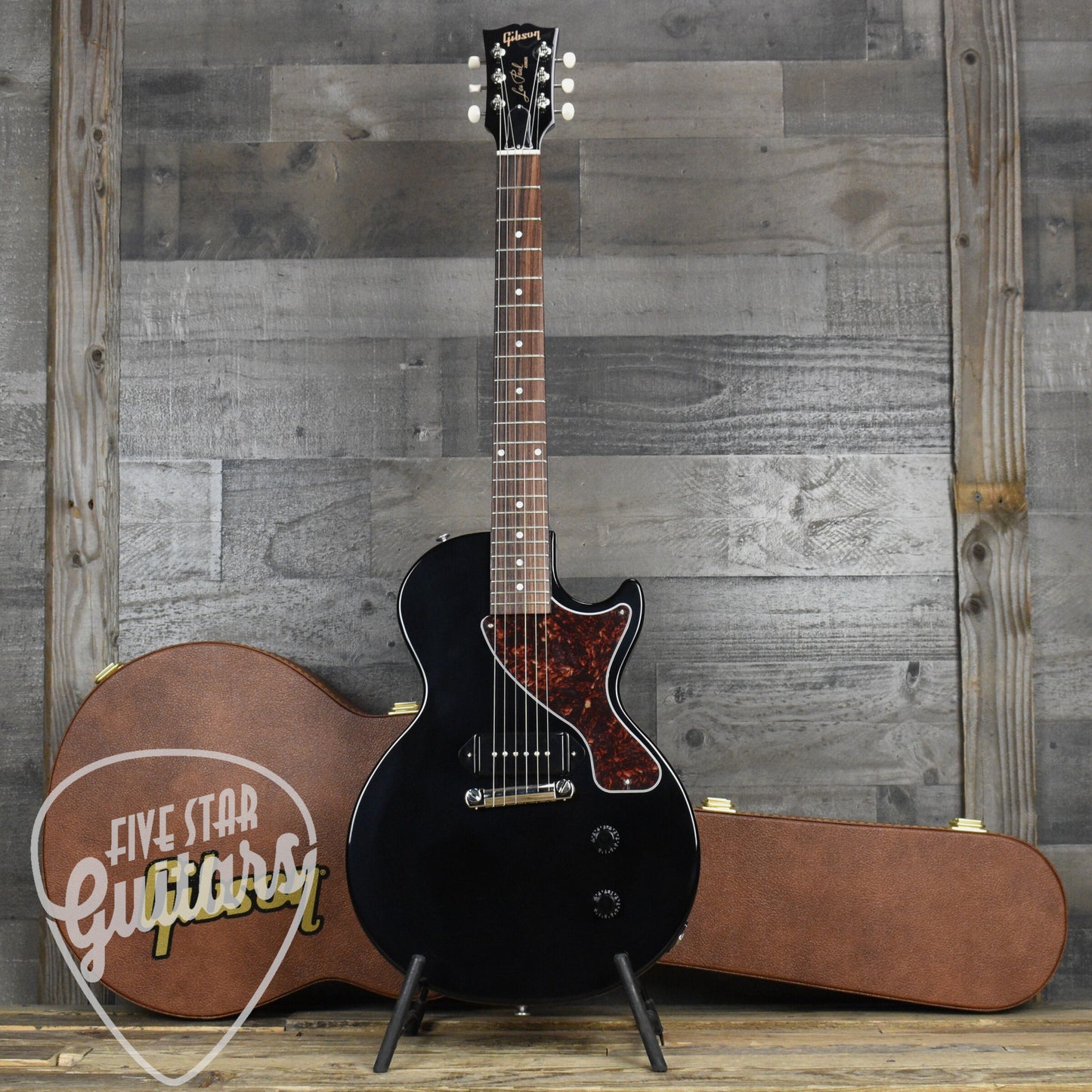 Gibson Les Paul Junior - Ebony with Hard Shell Case