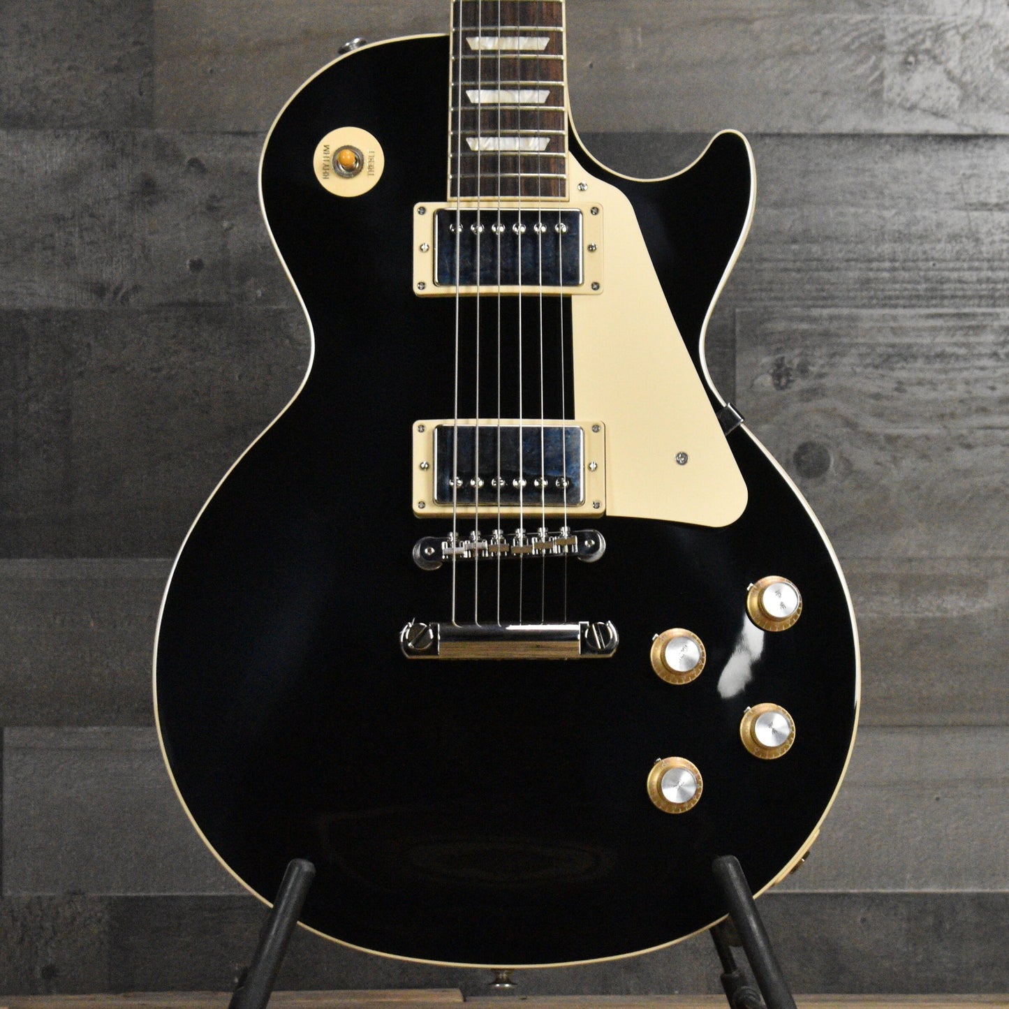 Gibson Les Paul Standard 60s Plain Top - Ebony with Hardshell Case