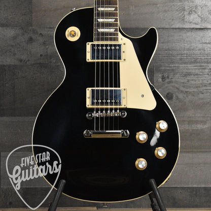 Gibson Les Paul Standard 60s Plain Top - Ebony with Hardshell Case