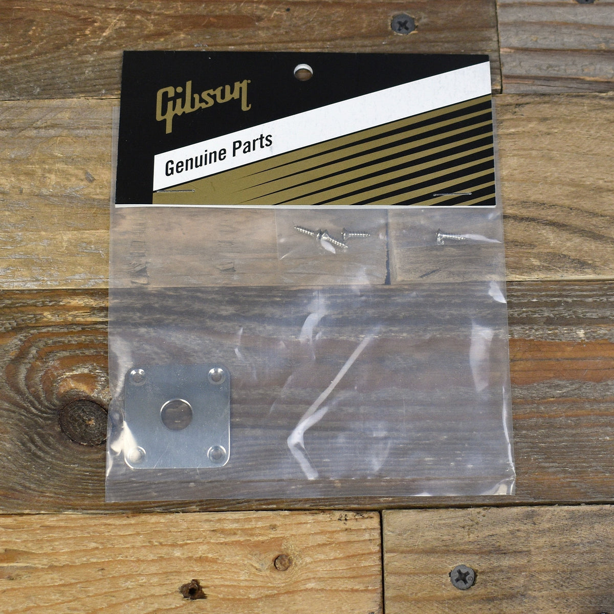 Gibson Metal Jack Plate - Nickel