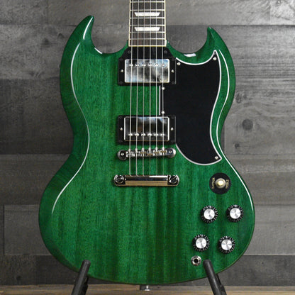Gibson SG Standard '61 Stop Bar - Translucent Teal with Hardshell Case