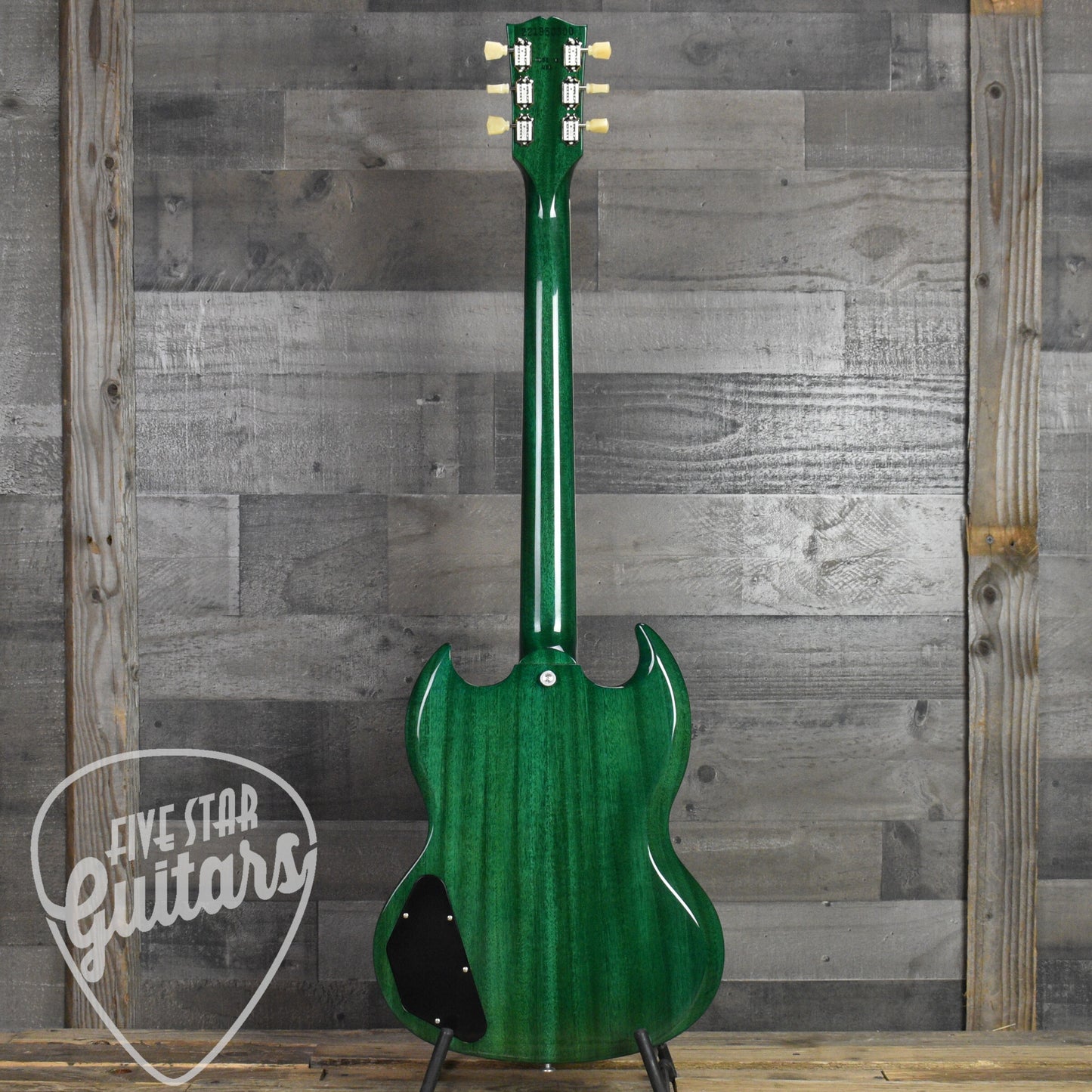 Gibson SG Standard '61 Stop Bar - Translucent Teal with Hardshell Case