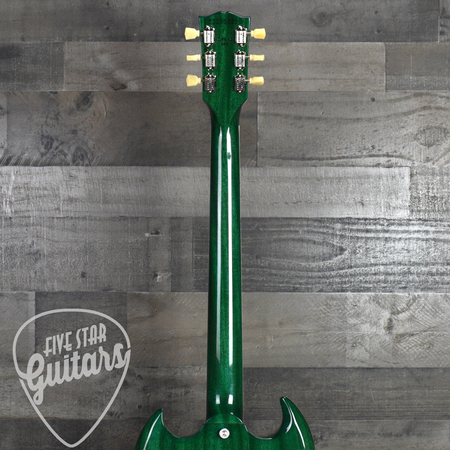 Gibson SG Standard '61 Stop Bar - Translucent Teal with Hardshell Case
