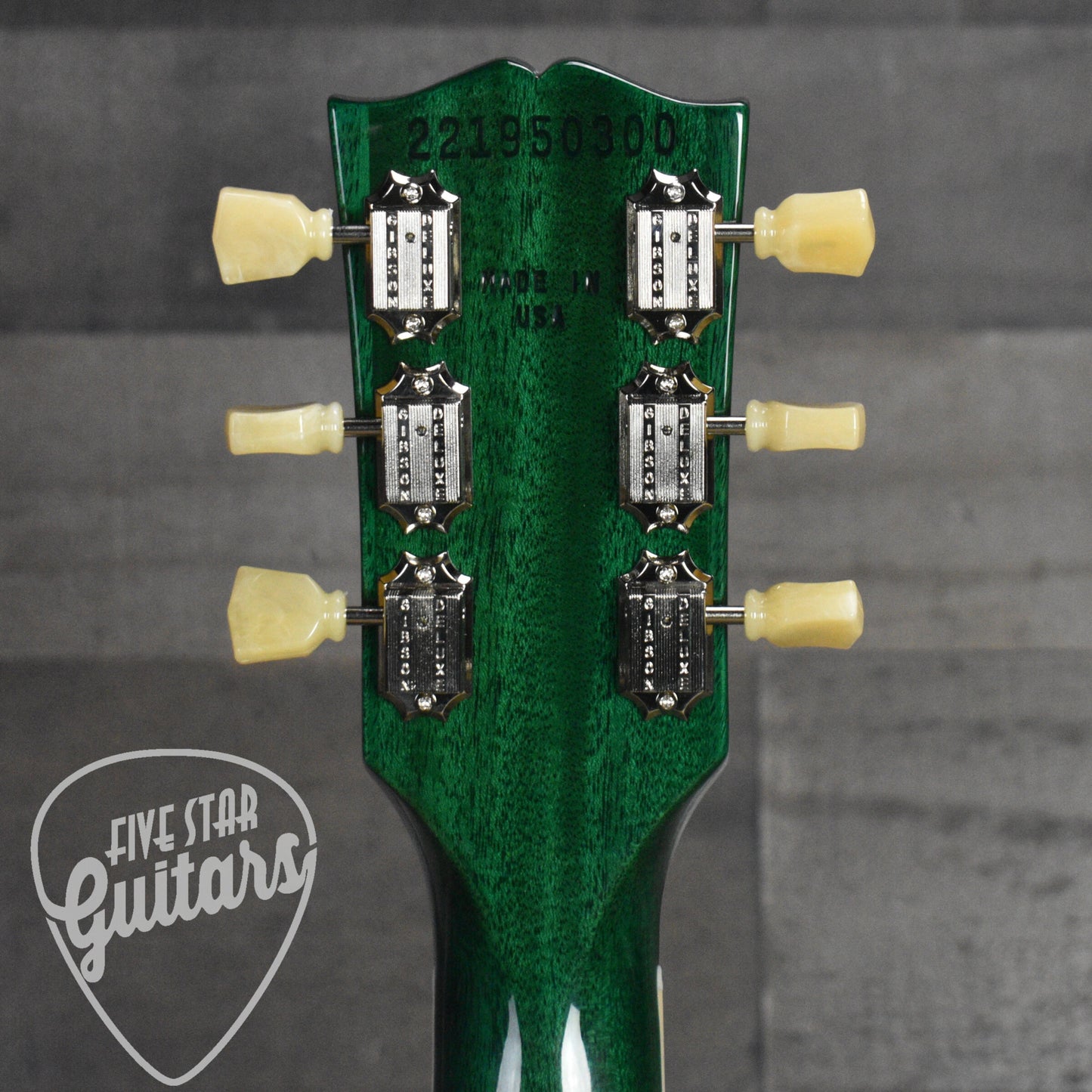 Gibson SG Standard '61 Stop Bar - Translucent Teal with Hardshell Case