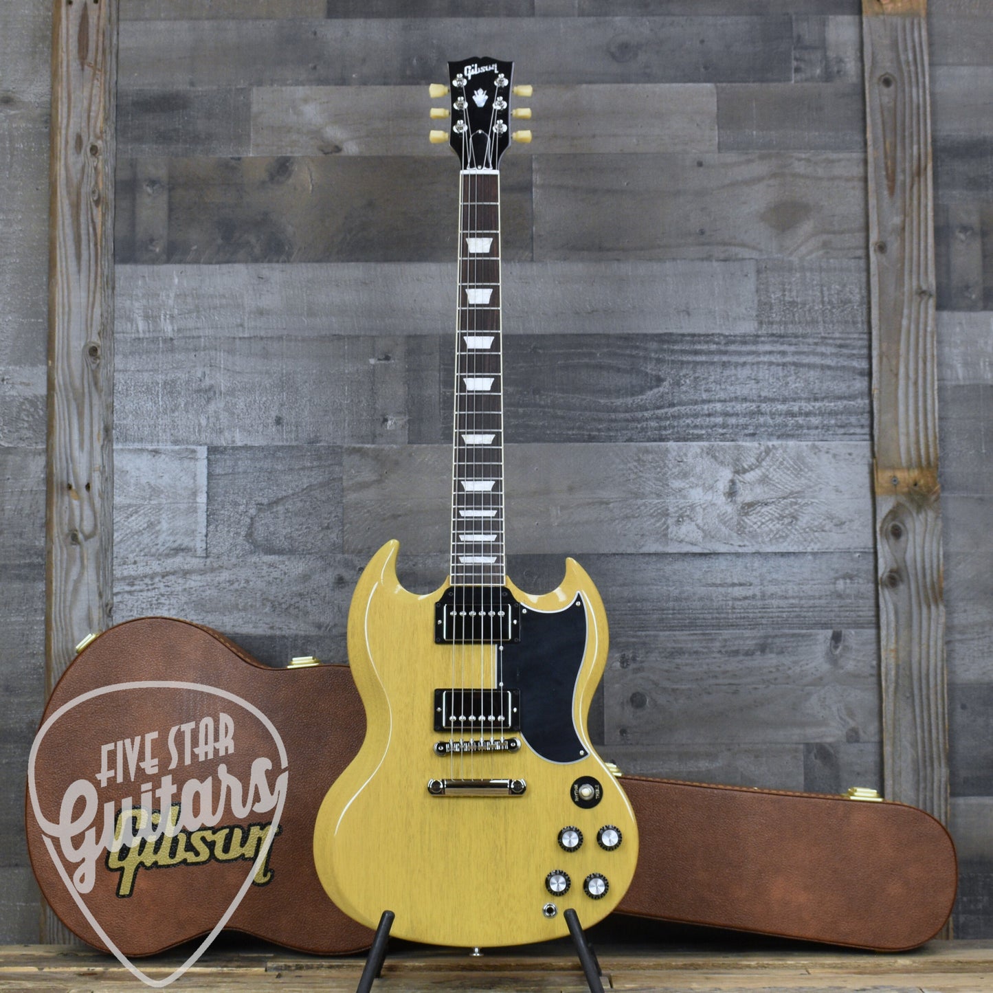Gibson SG Standard '61 - TV Yellow with Hard Shell Case
