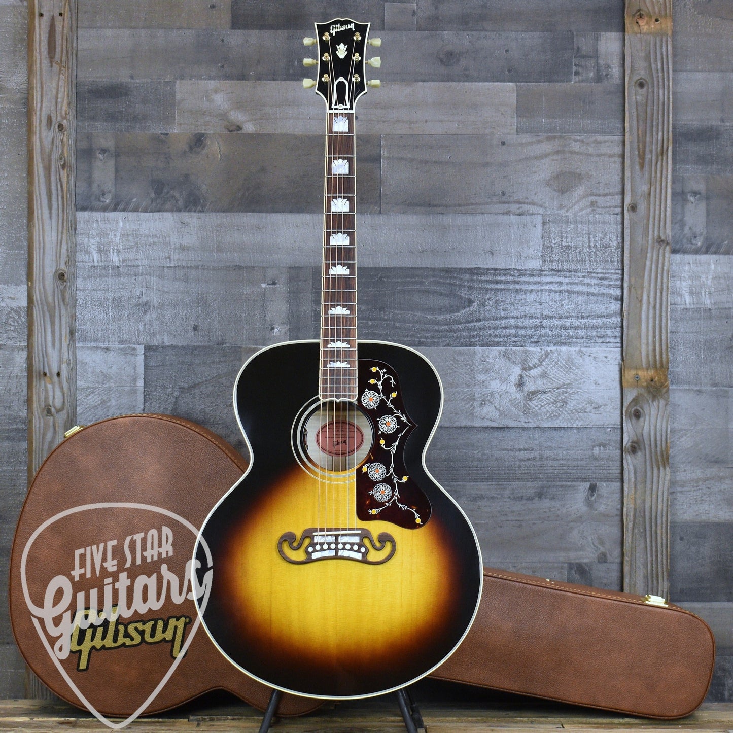 Gibson SJ-200 Original - Vintage Sunburst with Hard Shell Case