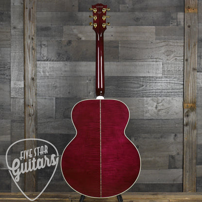 Gibson SJ-200 Standard Maple - Wine Red with Hard Shell Case