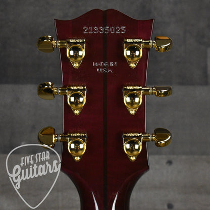 Gibson SJ-200 Standard Maple - Wine Red with Hard Shell Case