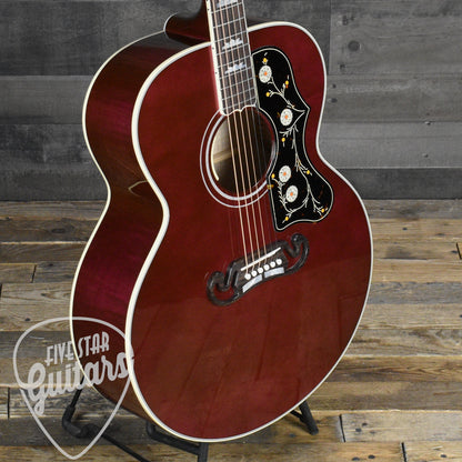 Gibson SJ-200 Standard Maple - Wine Red with Hard Shell Case