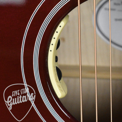 Gibson SJ-200 Standard Maple - Wine Red with Hard Shell Case