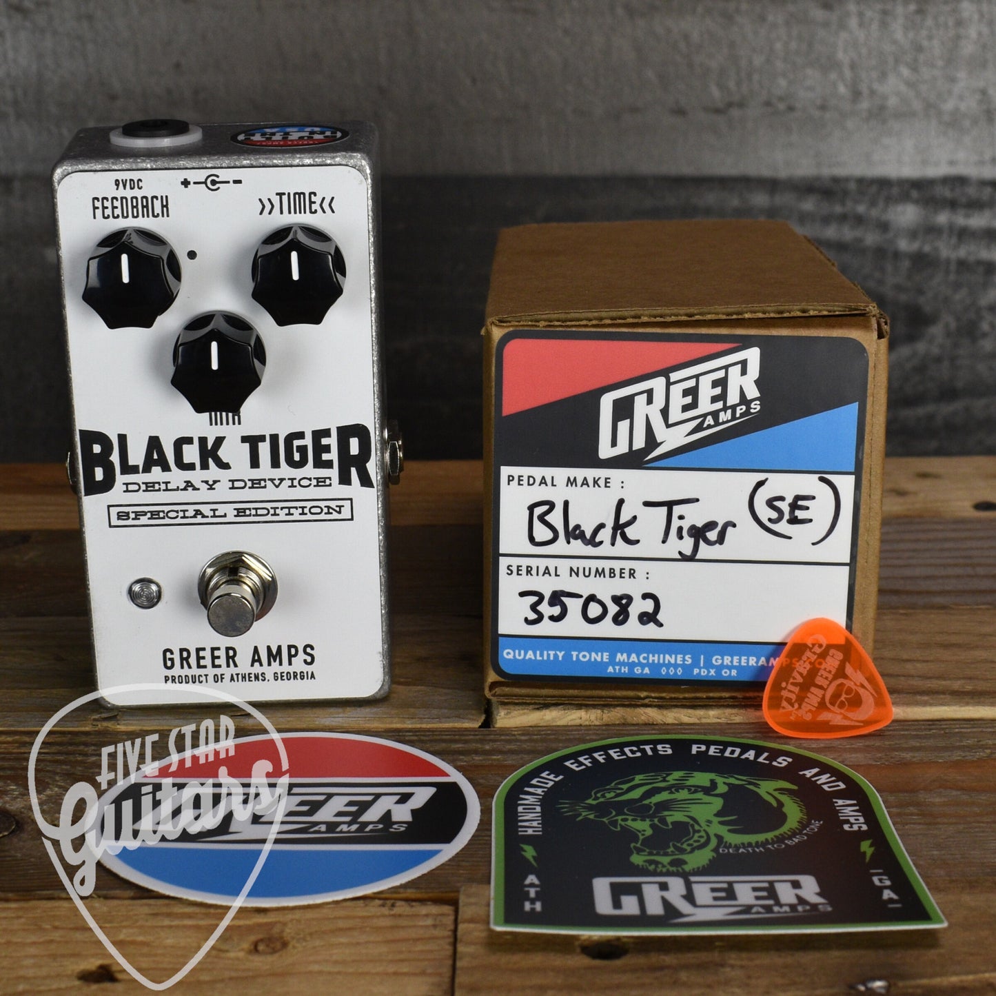 Greer Black Tiger Delay Special Edition White