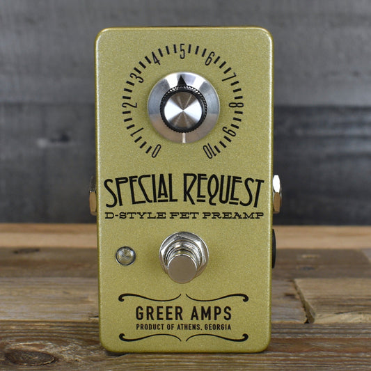 Greer Special Request Preamp Pedal - Gold