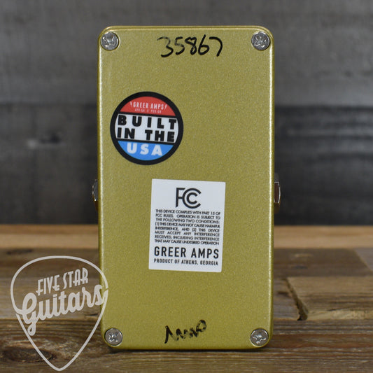 Greer Special Request Preamp Pedal - Gold