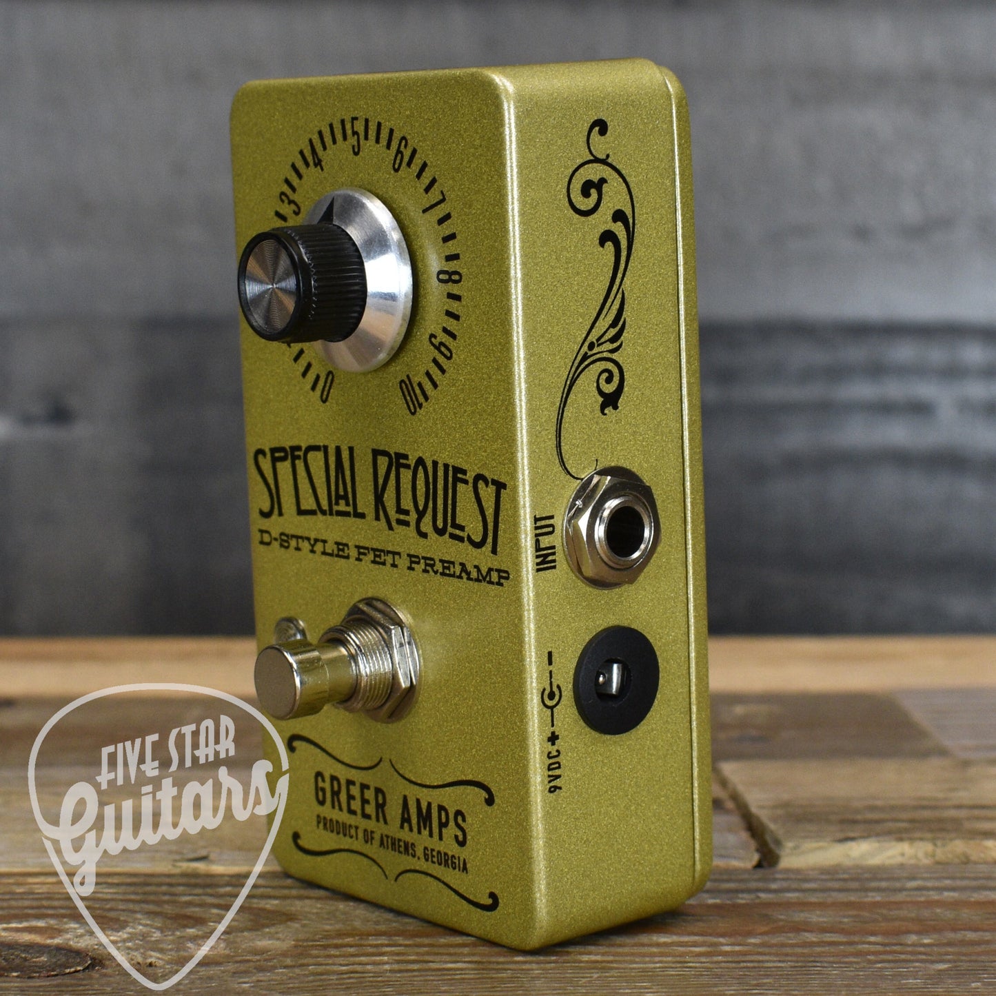 Greer Special Request Preamp Pedal - Gold