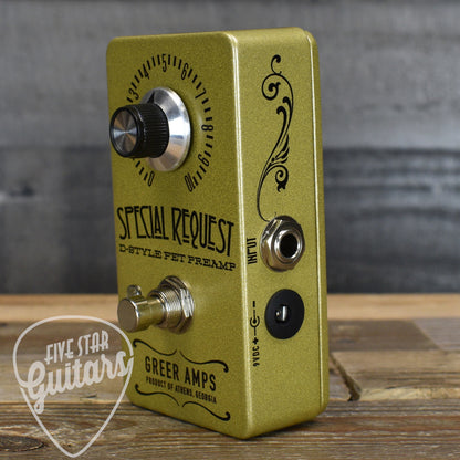 Greer Special Request Preamp Pedal - Gold