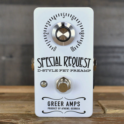 Greer Special Request Preamp Pedal - White