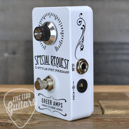 Greer Special Request Preamp Pedal - White