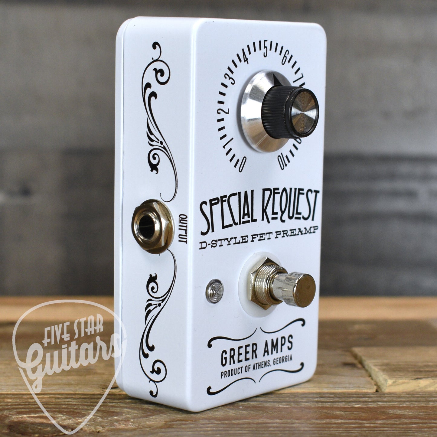 Greer Special Request Preamp Pedal - White