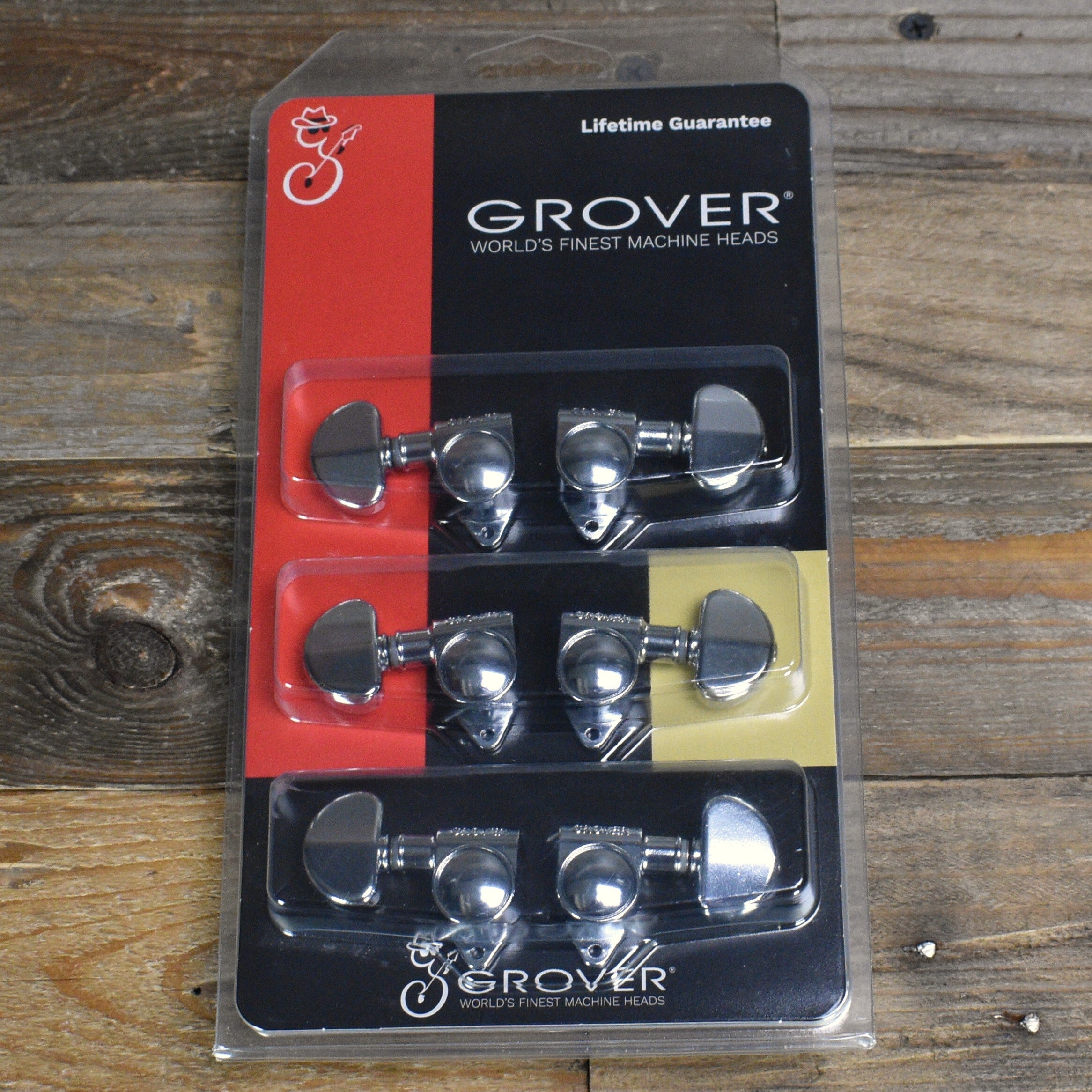Grover Original Rotomatics Chrome 3x3 Guitar tuning machines – Five ...