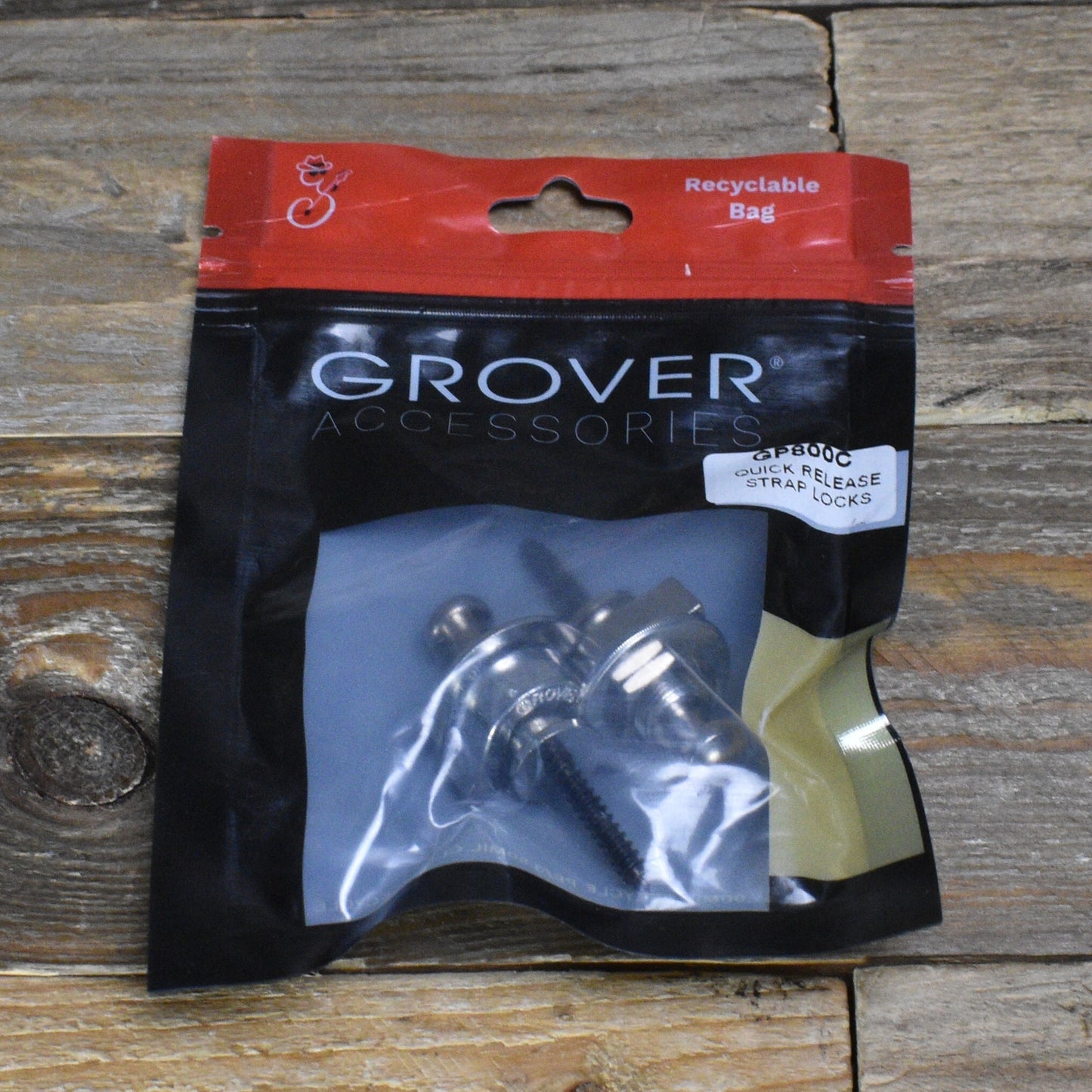 Grover Quick Release Straplocks Chrome