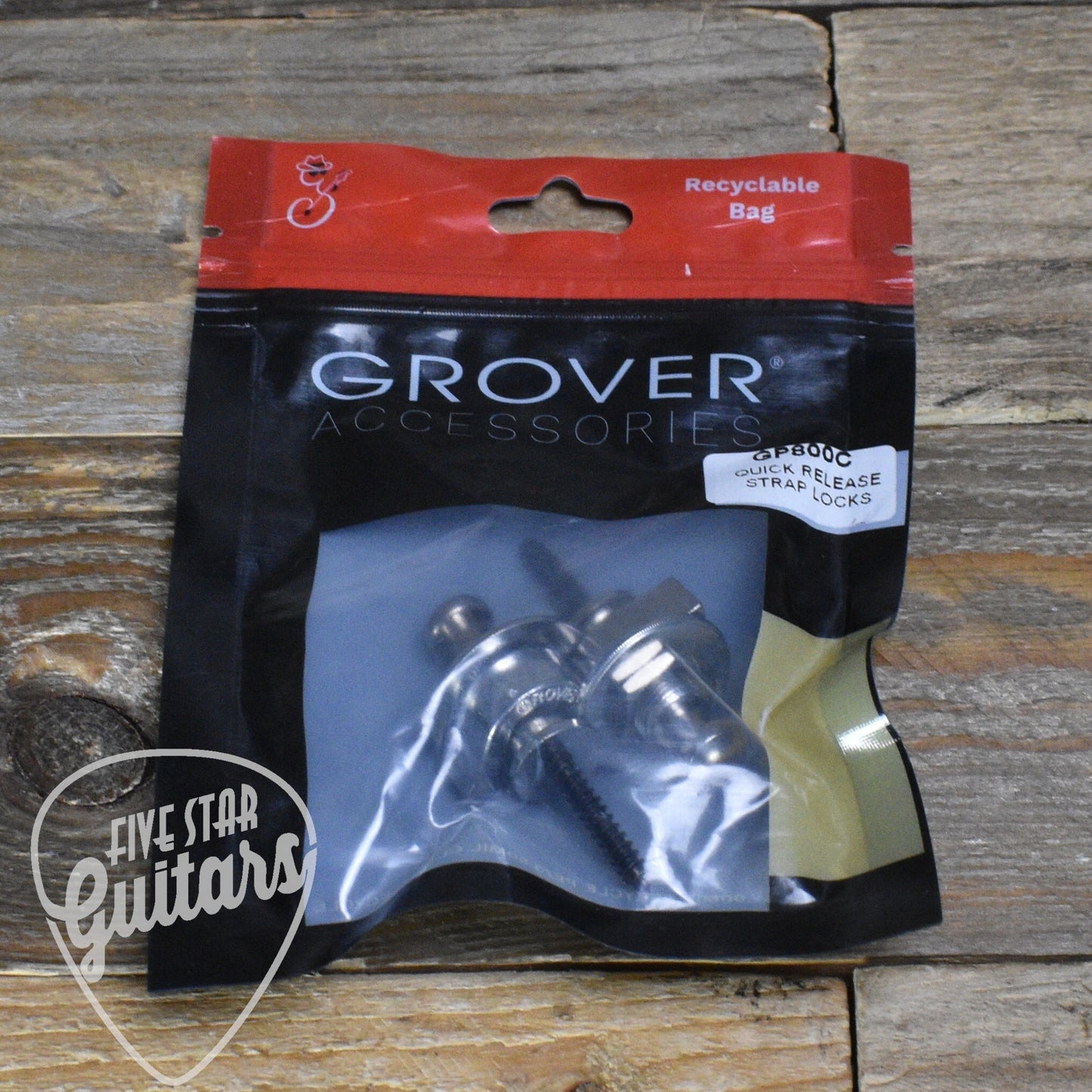 Grover Quick Release Straplocks Chrome