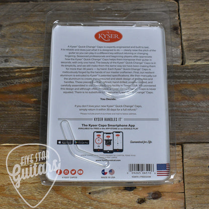 Kyser Quick Change Guitar Capo - Freedom Flag - KG6FA