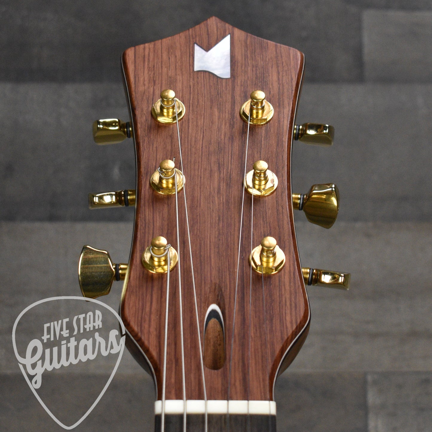 Lambdin Morello Coastal Semi-Hollow Archtop - Northern California Redwood with Hard Case